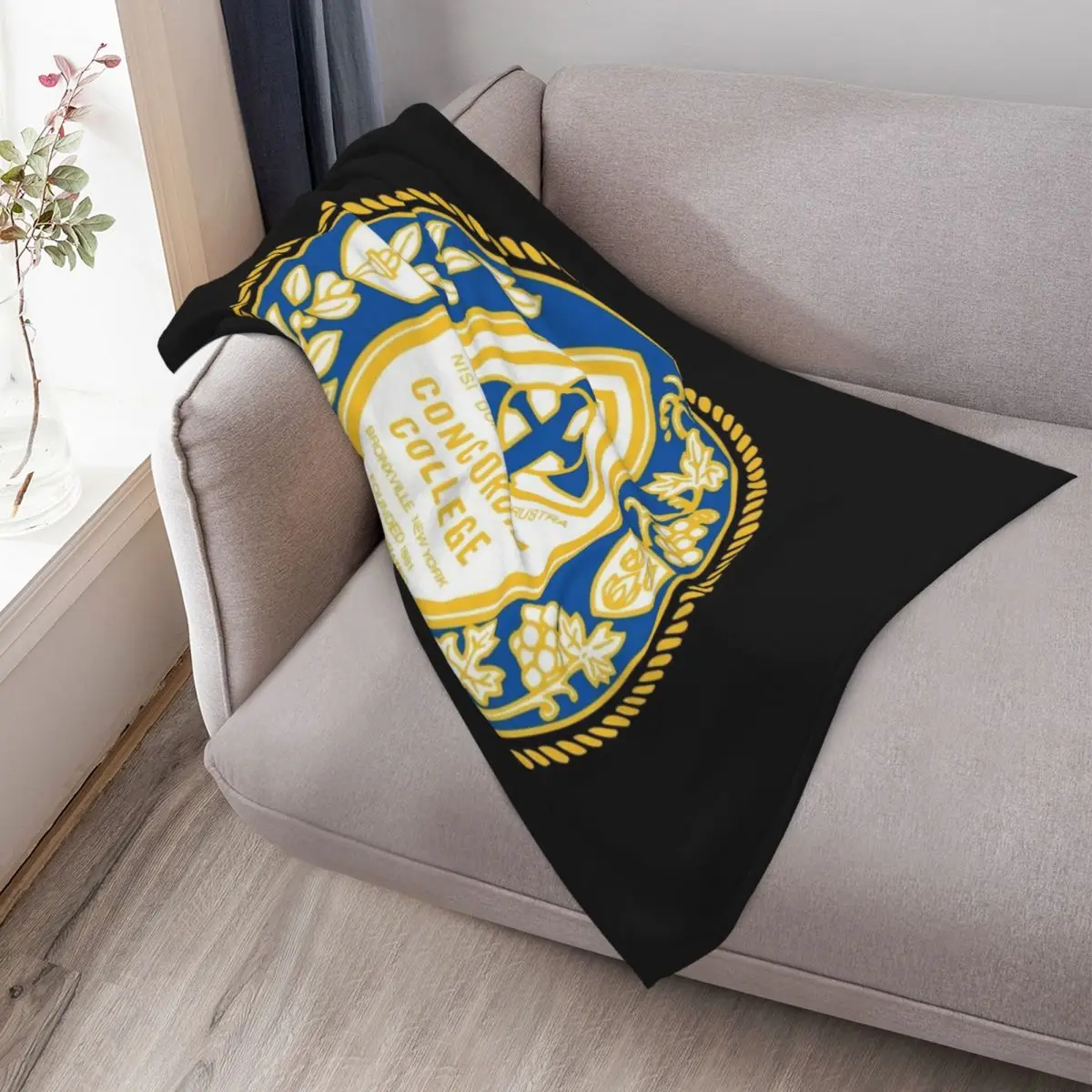 Selimut Dekoratif Concordia College Conservatory untuk Sofa, Selimut Dekoratif untuk Pindahan