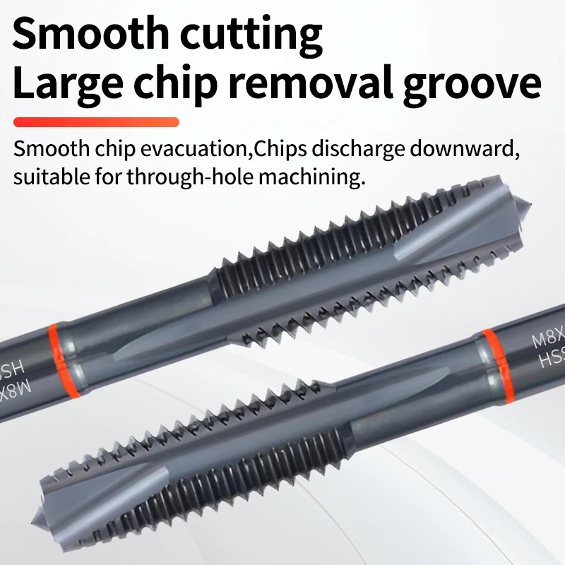 DUO Martap YG T1829 HSSE INOX Metric M25-M36 Metric Spiral Pointed Tap Machine With Red CircleX1.0/1.5/2.0/3.0/3.5/4.0