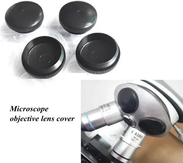 

10PCS Biological Microscope Objective Lens Dust Cover Universal Microscope Accessories