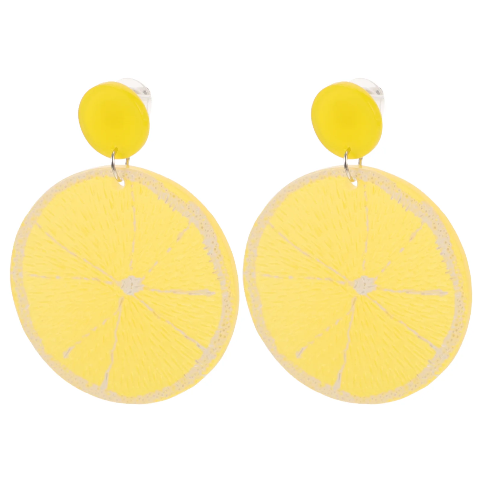 

Fruit Earrings Aesthetic Resin Trendy for Teen Girls Drop Personality Women Dainty