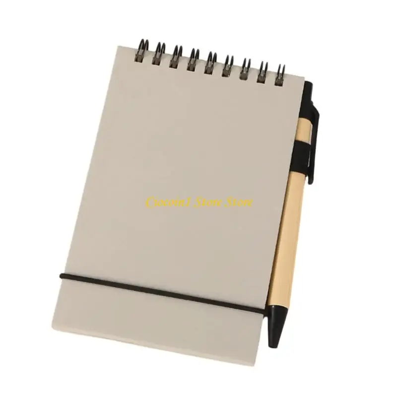 

A3PC Pocket Memo Pad 50 Sheets Unruled Small Twin Coil Binding Notepads For Writing