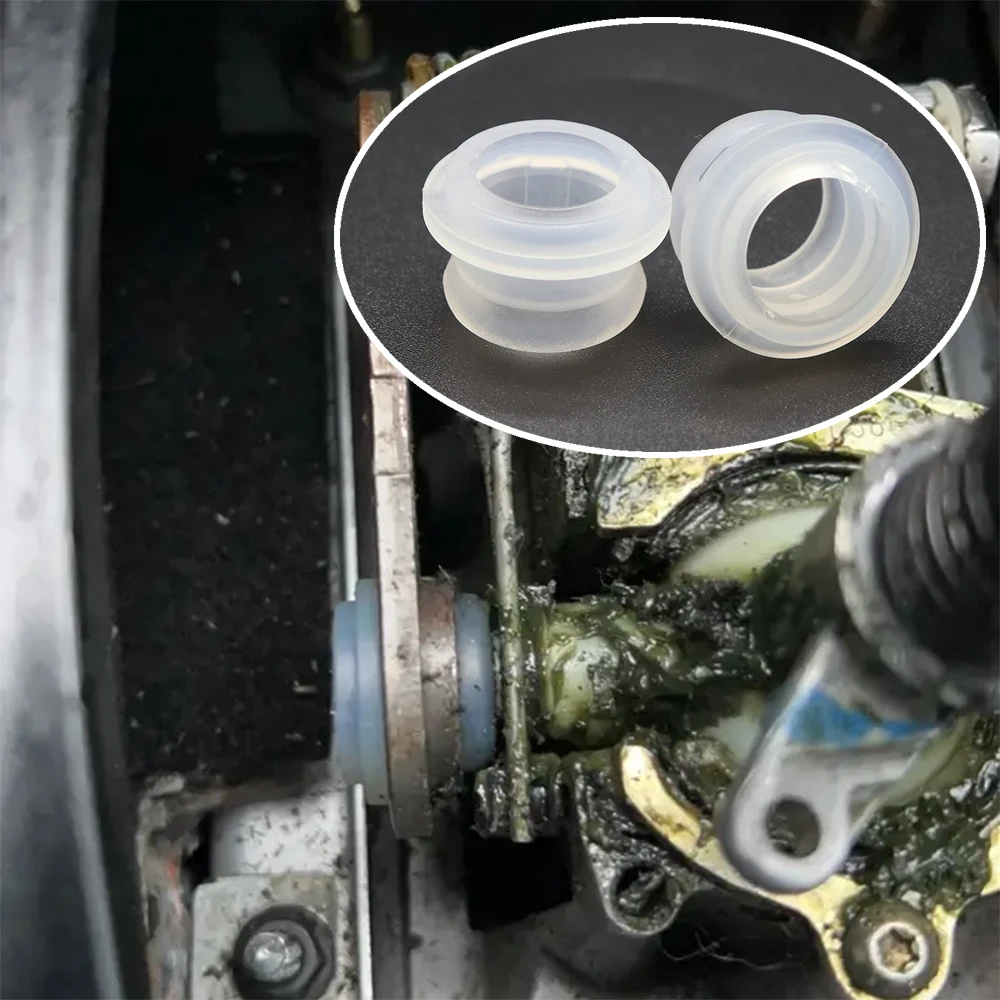 2pcs Gear Shift Lever Cable Bushing Repair Kit For VW Golf Mk1 Mk2 MK3 MK4 Gearbox Selector End Linkage Rubber Sleeve 2005 2006