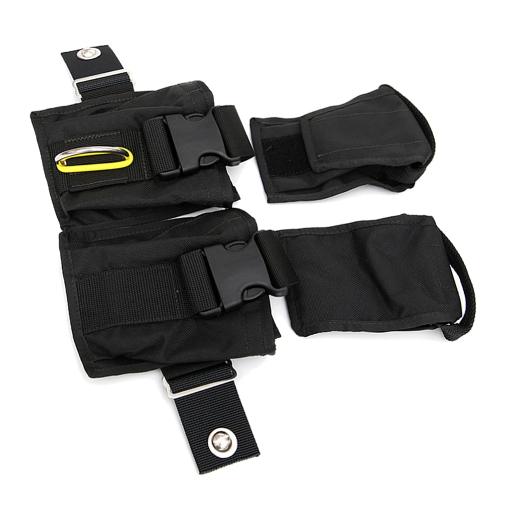 Scuba Diving Weight Bag Lead Filler Pouch Storage Pockets Compact Tech Dive Bag Multi-Purpose