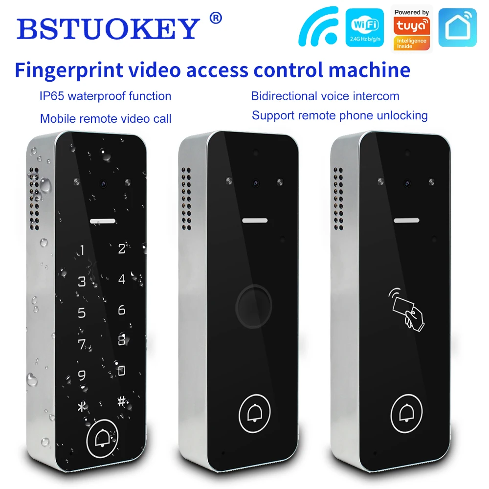 support-tuya-app-wifi-smart-access-control-video-doorbell-camera-system-digital-electronic-lock-coder-digitcode-fingerprint-lock