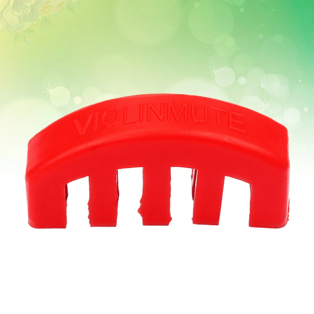 

Violin Mute Noise Reducer Practice Rubber Traditional for Strings Dampener