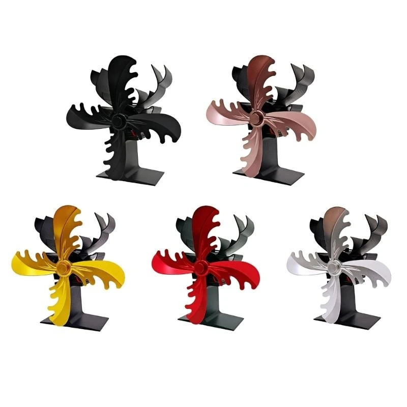 

Вентилятор для печи L1EE с 4 лопастями, рождественский вентилятор для камина без бесшумной работы