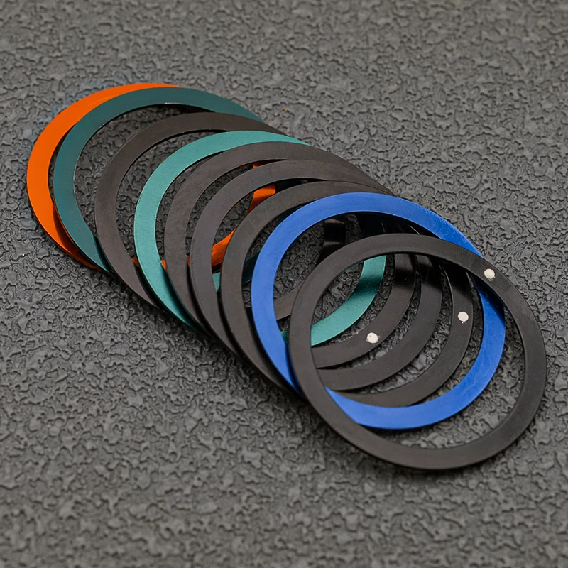 Seiko-bisel de reloj de Material de resina, 38mm, se adapta a la caja del reloj SKX007 SRPD, anillo de inserción, diámetro interior de 31,5mm, accesorios de reemplazo de reloj