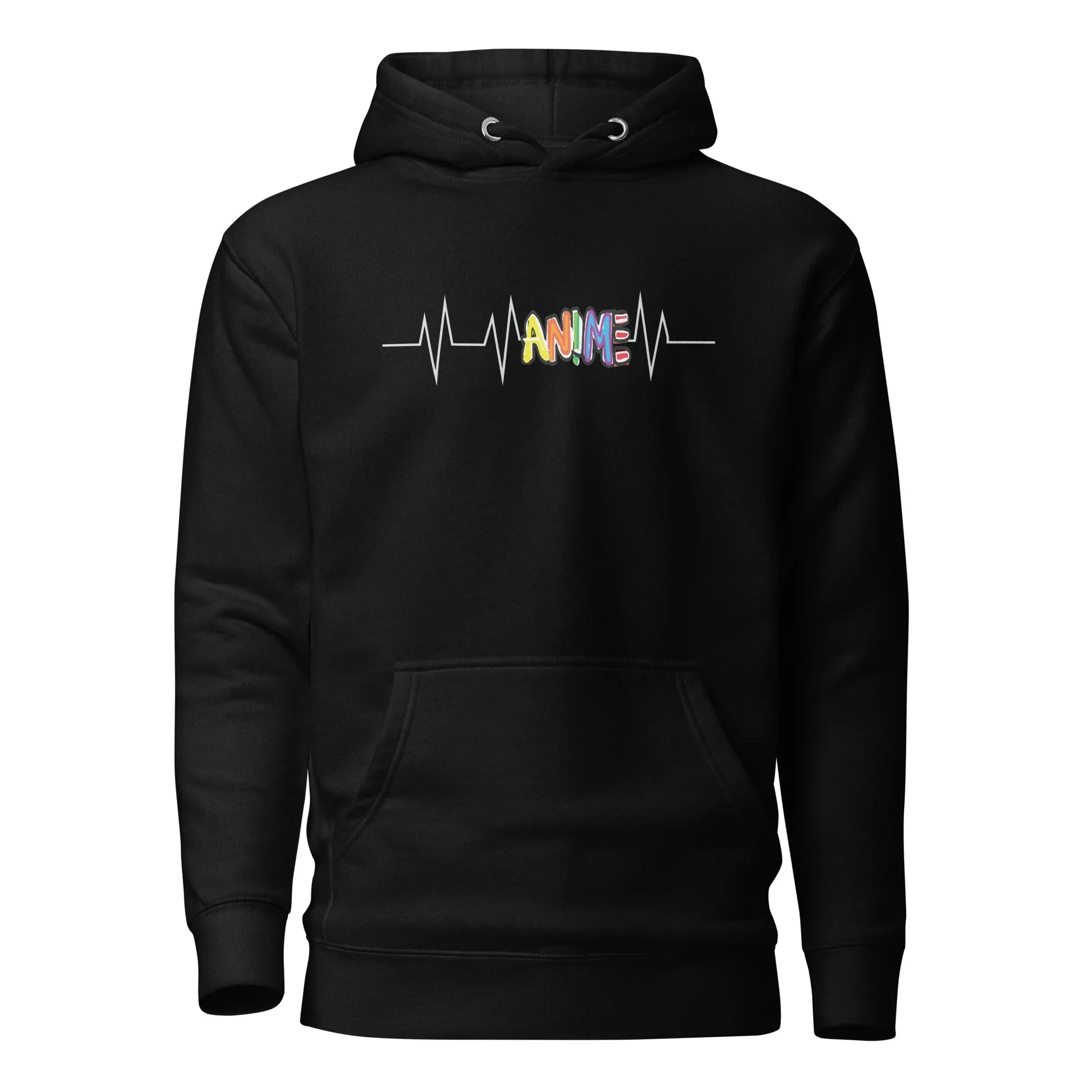 

Autumn and Winter Bold Anime Heartbeat Cotton Hoodie, Warm and Eye - Catching Garment