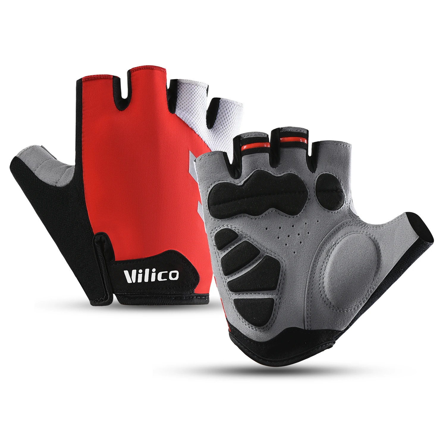 

Велосипедные перчатки с половиной пальца для мужчин и женщин, противоскользящие противоударные дышащие летние велосипедные перчатки без пальцев, спортивные велосипедные перчатки для тренировок в тренажерном зале