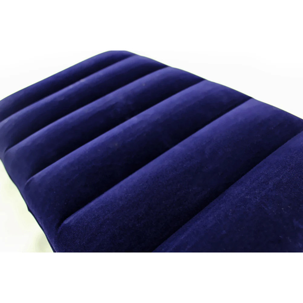 

4PCS Inflatable Flocking Ultralight Neck Portable Inflation Camping Travel Portable Cushion Inflation Cushion Bed Adjustable