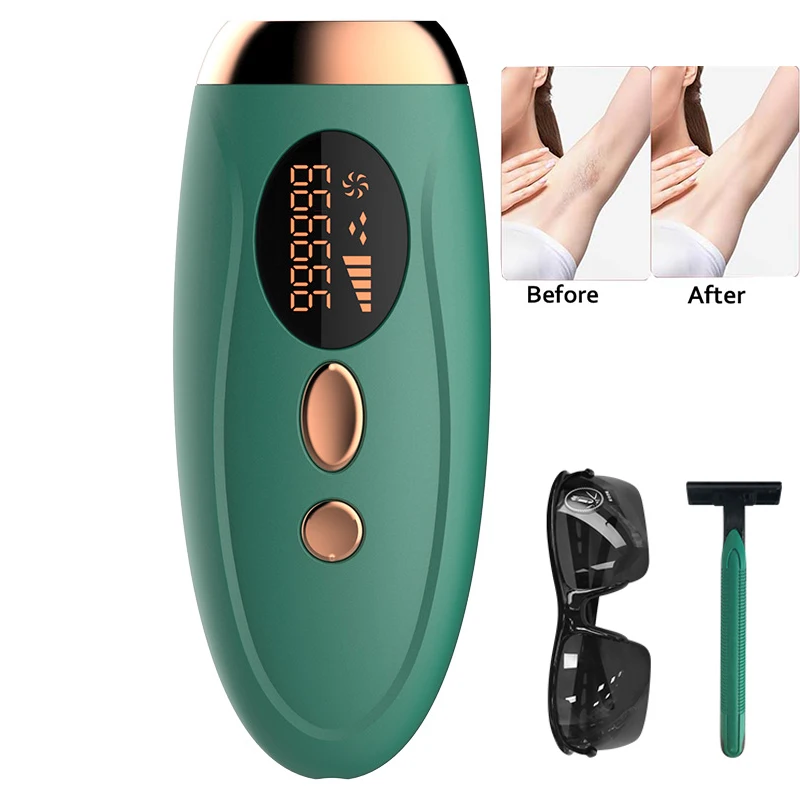 

Factory Wholesale Price IPL Laser Permanent Hair Removal Home Handle Mini Gentle Non-irritating No Black Spots