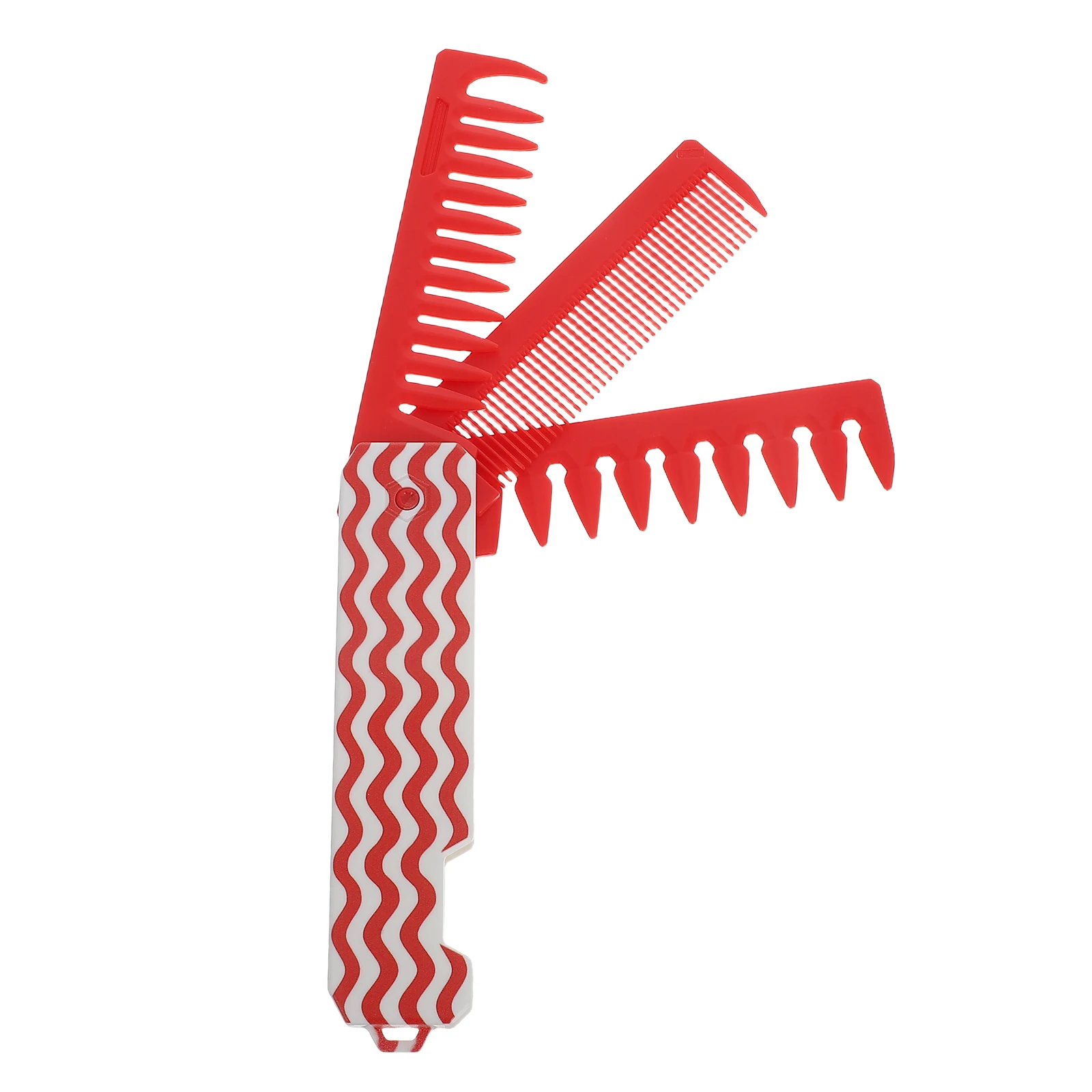 

Folding Travel Comb Compact Styling Tool Portable Wide Tooth Mini Hair Brush Pocket Size Foldable Grooming Accessories