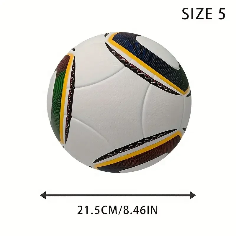 2010 고품질 축구공 공식 사이즈 5 PU 소재 무봉제 내마모성 경기 훈련용 축구공 풋볼 보에트발 볼라