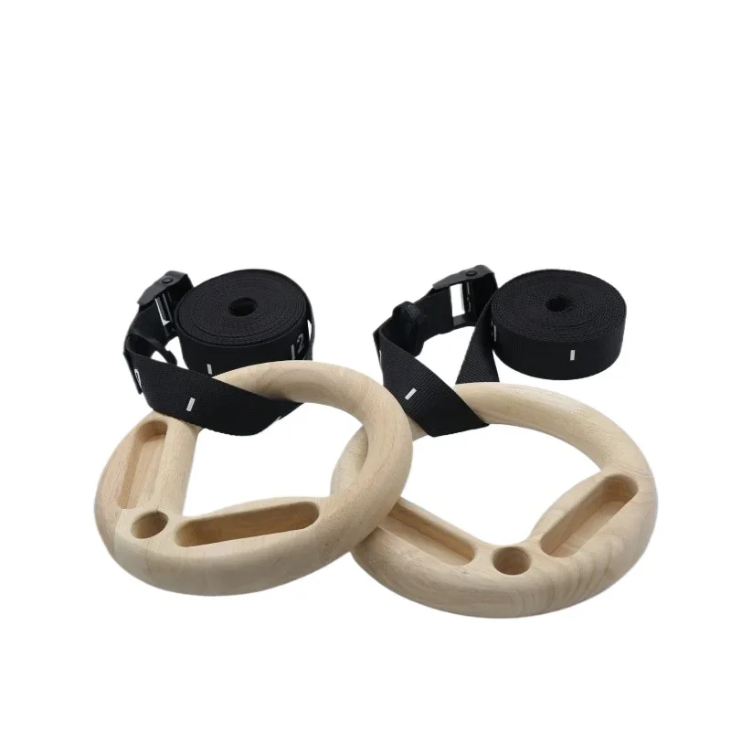 

High strength webbing rings Birch gymnastics rings Forearm strength climbing rings