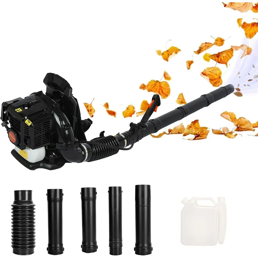 

Рюкзак с газовым приводом, 52CC 550CFM 1,7 л.с., 2-тактный газонокосилка с воздушным охлаждением, бензиновый рюкзак, вентилятор для травы с A