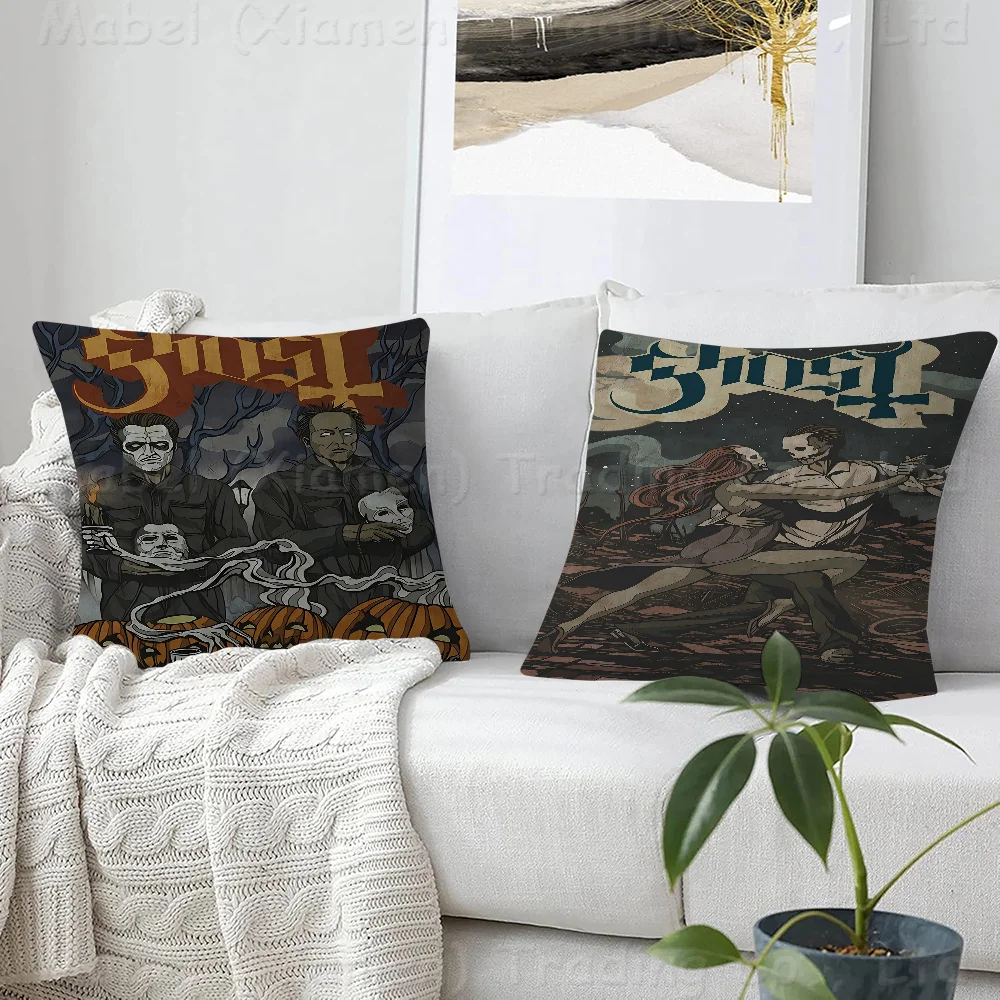 

Ghost Band Pillow Gifts Home Office Furnishings Bedroom Sofa Car Cushion Cover Case 45x45cm