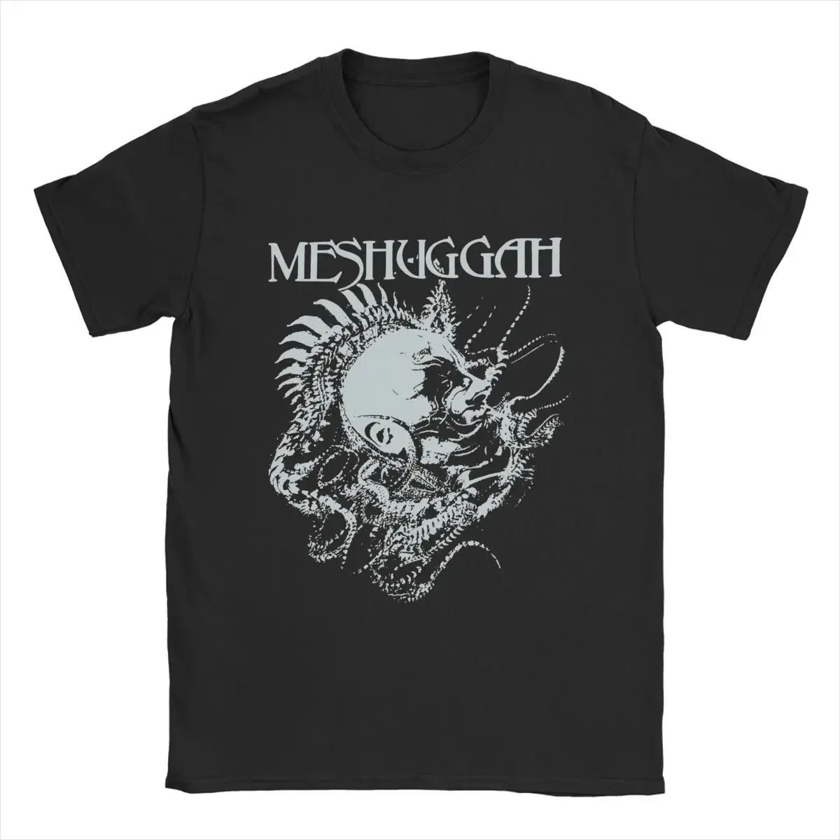 Short Sleeve T Shirt Crewneck Tops Gift Idea Men's T-Shirt Koloss Extreme Metal Band Meshuggah Vintage Pure Cotton Tee funny new