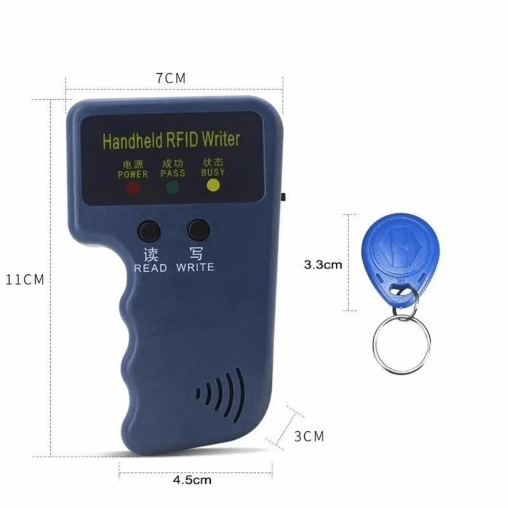125 kHz Frequenz-Handheld-Kartenkopierer, Handleser, Schreibfunktion, Smartcard-Duplikator für T5577 oder EM4305