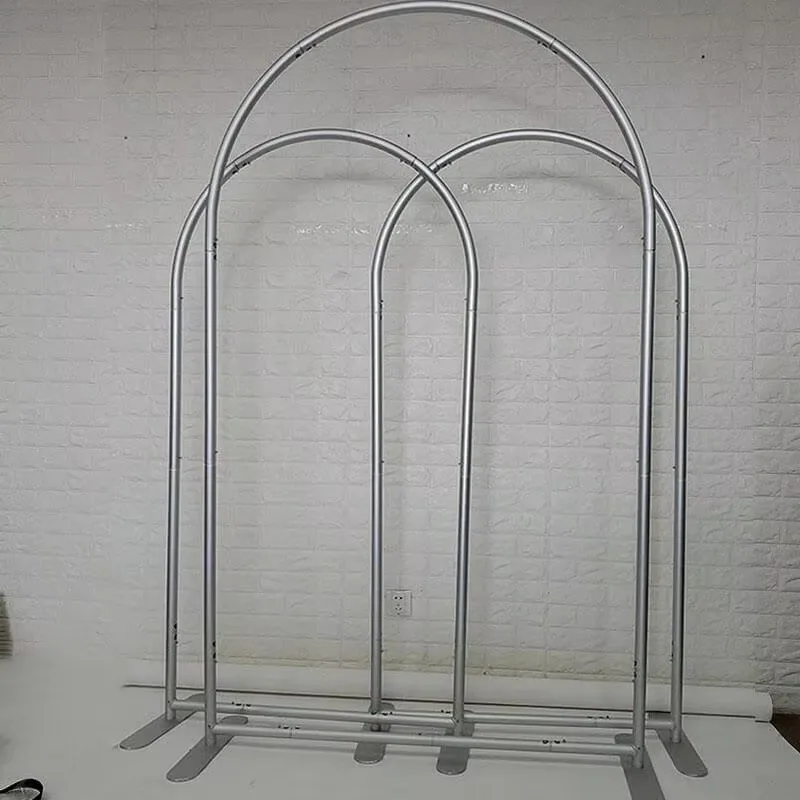 Elegant wedding arch background frame aluminum alloy elegant wedding arch high quality high material