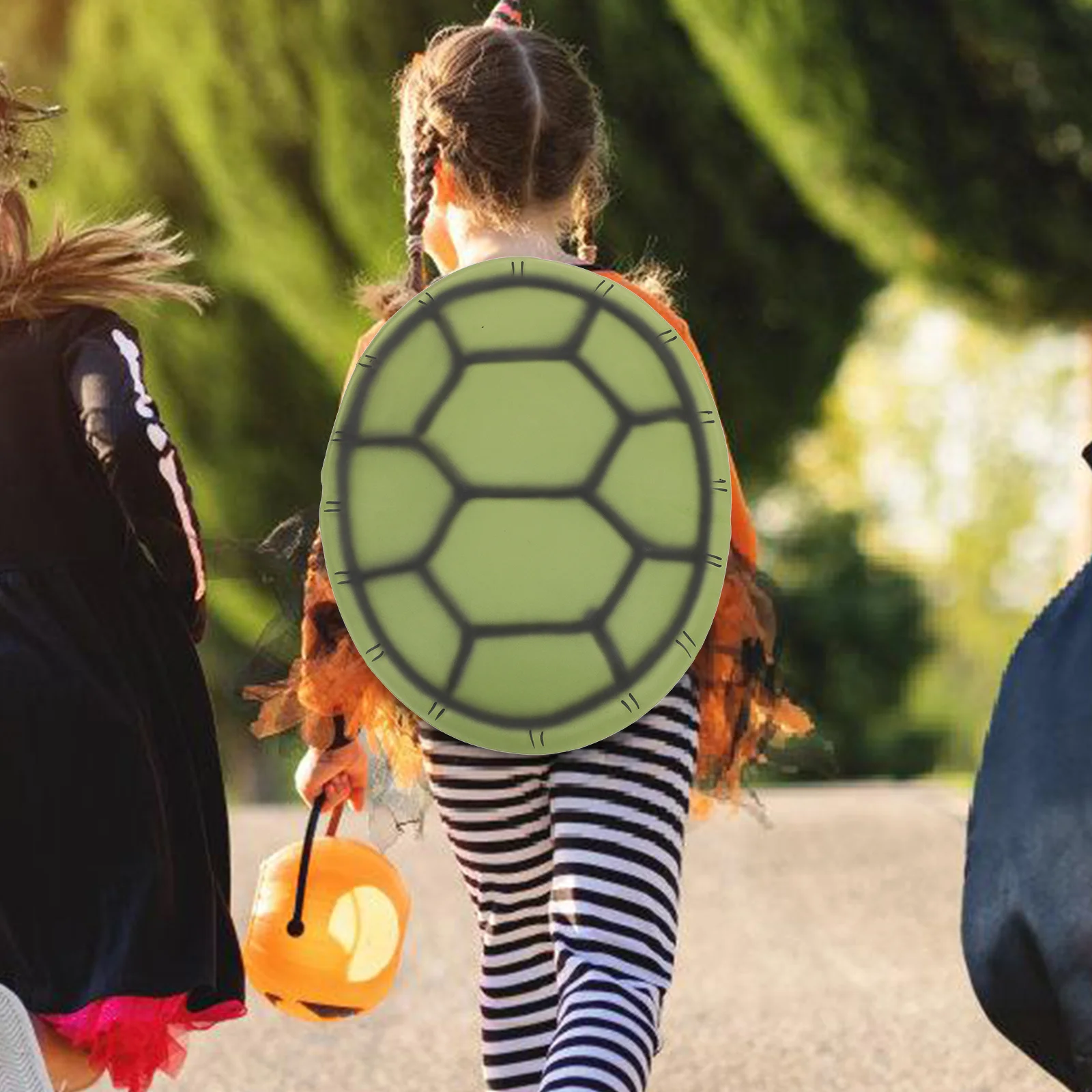 3 Pcs Costumes for Halloween Eva Turtle Shell Performance Tortoise Prop Backpack Cosplay Dancing Party Carnival Garment