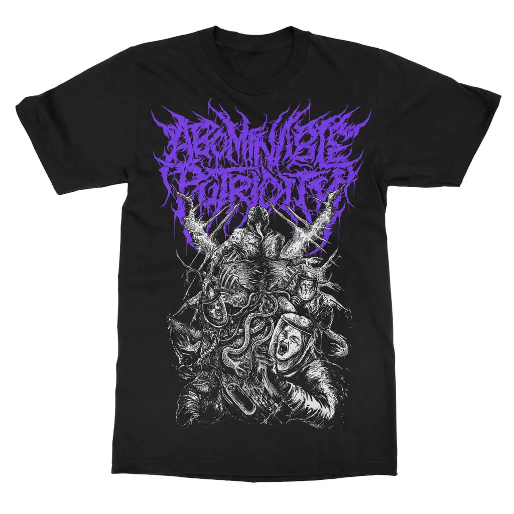 Hot ABOMINABLE PUTRIDITY Band Graphic Cotton Tshirt Unisex Summer Short Sleeve Fashion Brand Tee Luxury Casual Vintage Retro Top
