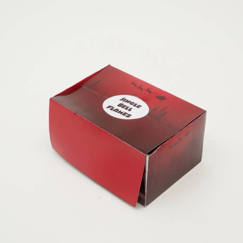 6Pcs Holiday Luster Candle Box Multi Christmas Tree Candles Gold Silver Finishes PDQ Box For Home Decor Holiday Gift