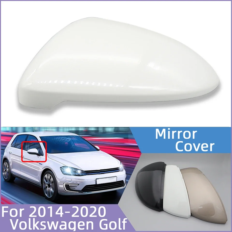 

Auto Parts Rearview Mirror Cap Cover Housing Shell Lid For Volkswagen Golf 2014 2015 2016 2017 2018 2019 2020 MK7 7.5 Painted