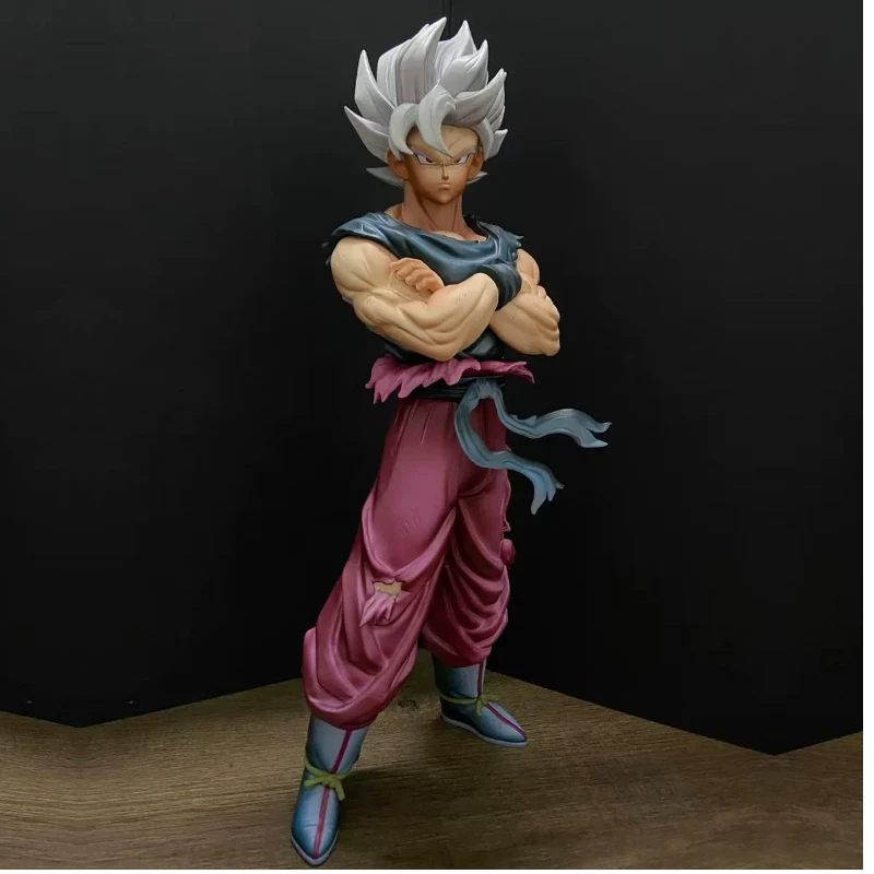 

Dragon Ball Ultra Instinct Goku Figure Crossed Arms Pvc Collectible Model Anime Peripheral Decoration Gift For Anime Collectors
