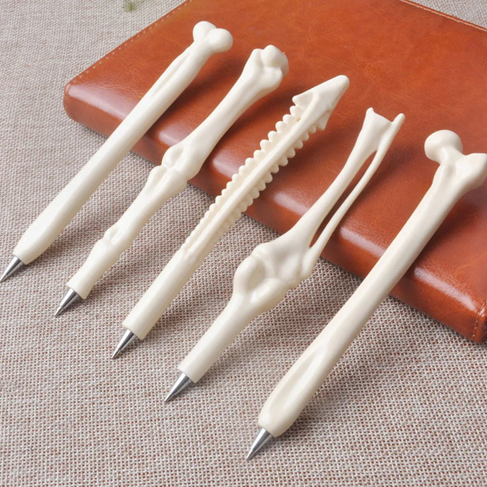 

1Set 0.7mm Bone Shape Halloween Ballpoint Pens Creative Smooth Writing Pens Students Party Supplies Halloween Ballpoint Pen