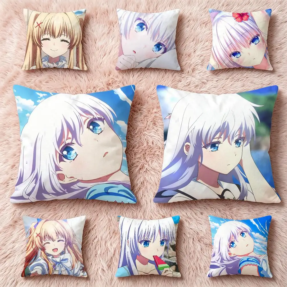 Summer Pockets Cushion Cover Pillow Multi‑size Short Plush Pillow Cute Simple Style For Living Room Bedroom Birthday Gift