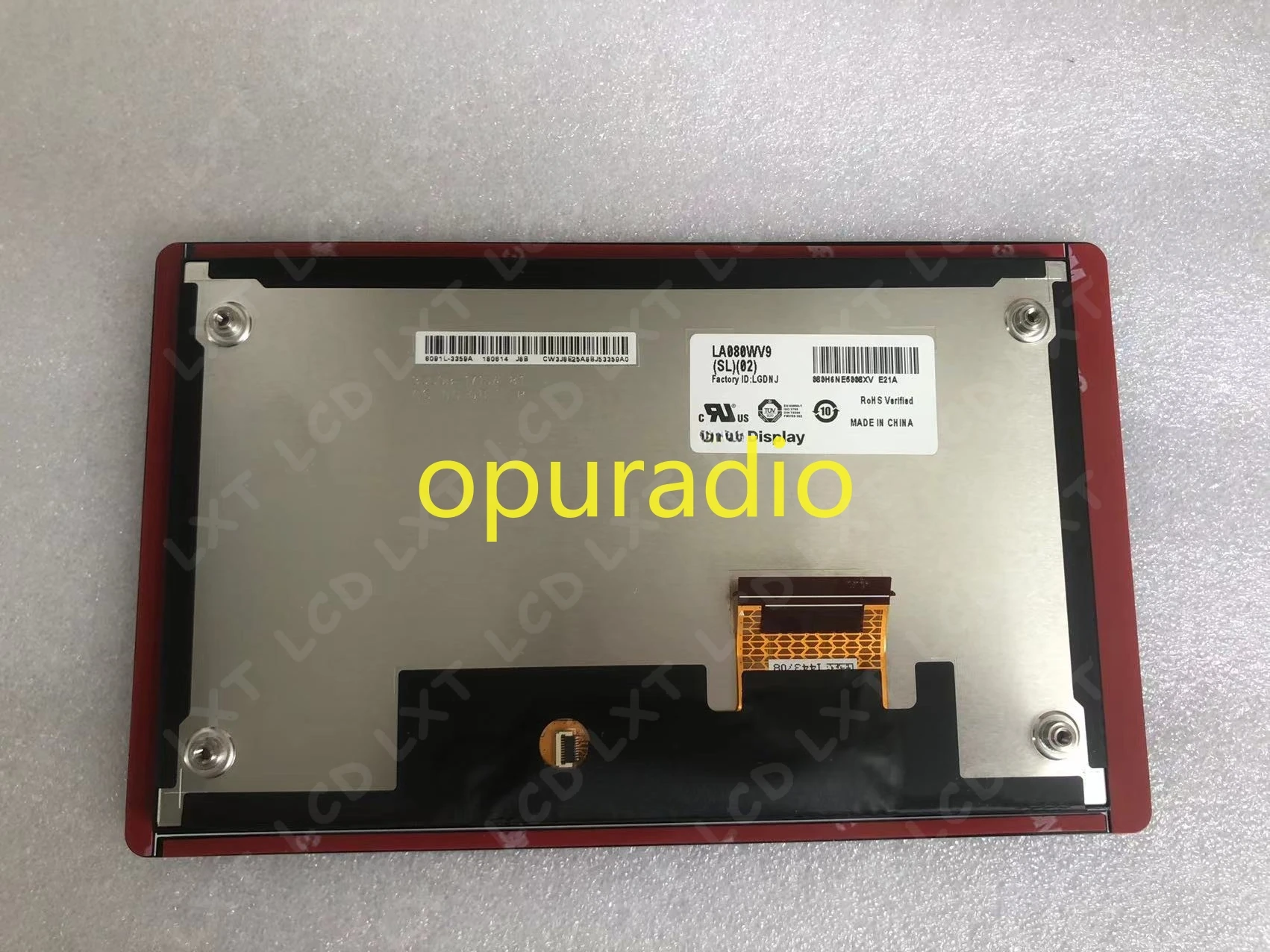 

LCD OEM NEW LCD DISPLAY WITH TOUCH SCREEN For KIA Niro 2020 2021 2022 Navigation Radio LA080WV9-SL04 SL02 LA080WV9-SL08 96160G5