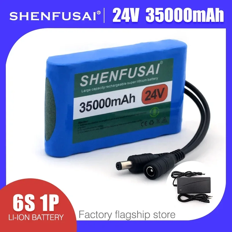 24V Lithium-ion Battery Pack 35ah/30ah/20ah for Electric Scooters and Bicycles with High Quality 18650 Batteries