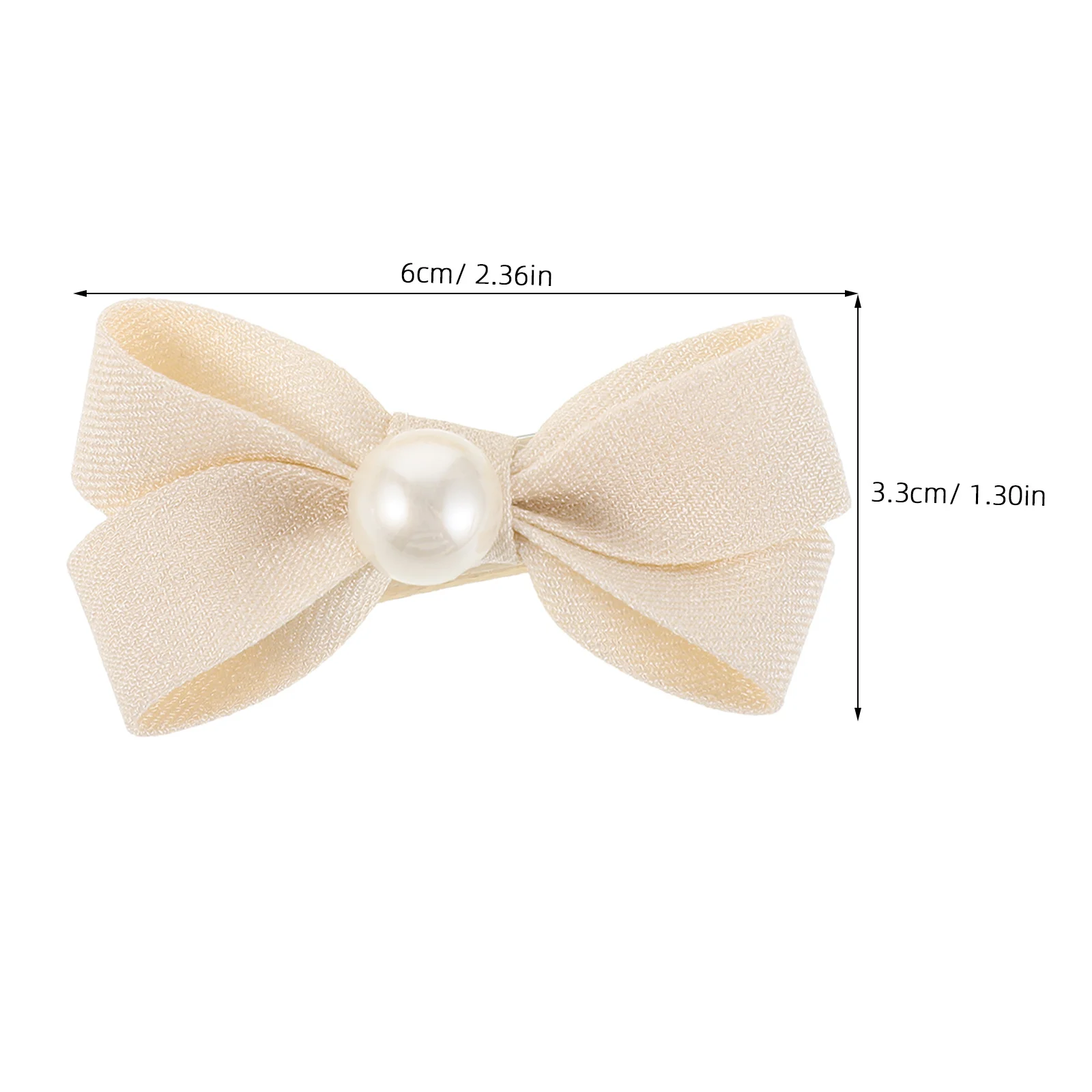 8Pcs Pearl Bow Hair Clips Sweet Double Layer Bowknot Barrettes Non Slip Cute Hair Accessories for Girls Toddlers Kids Parties