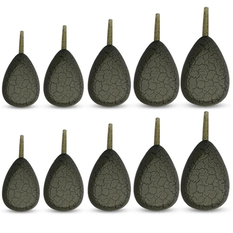 Plomada con diseño grieta para carpfishing – Peso de pesca original - imagen 5