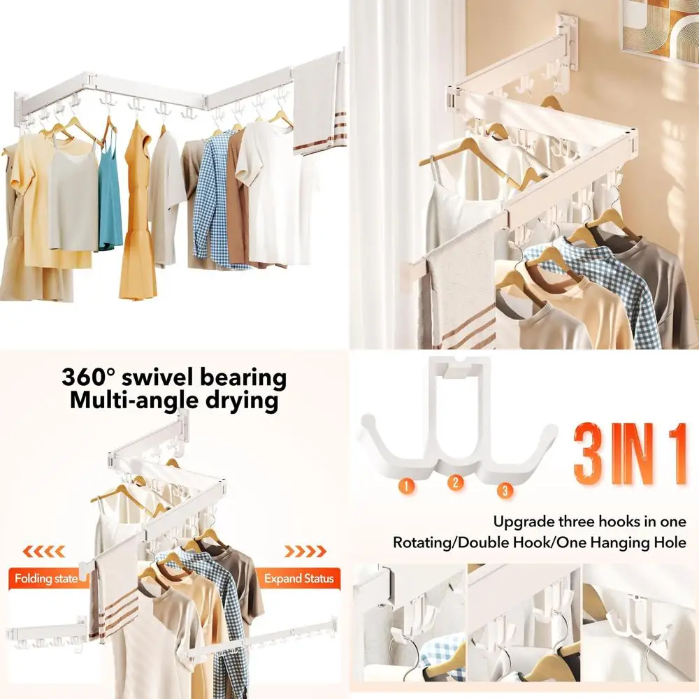 

Настенная складная сушилка для белья для одежды