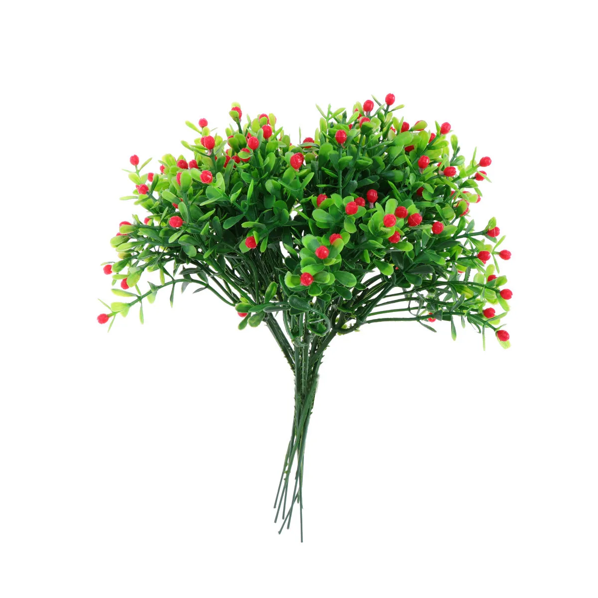 

10 pcs Simulation Lan Fake Flower Bouquet Plastic Flowers Decor For Indoor Outdoor Wedding Office Party Home Garden