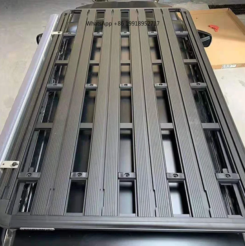 Universal High Profile Aluminum Roof Rack for Prado 150/120 220x125cm 100kg Capacity