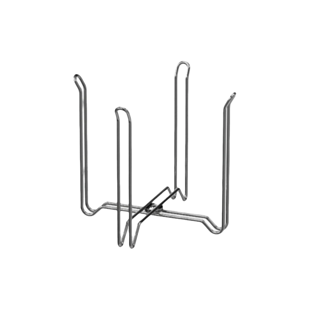 Stainless Steel Garbage Bag Holder Folding Portable Trash Bag Rack Space Saving Multifunctional Waste Organizer Stand