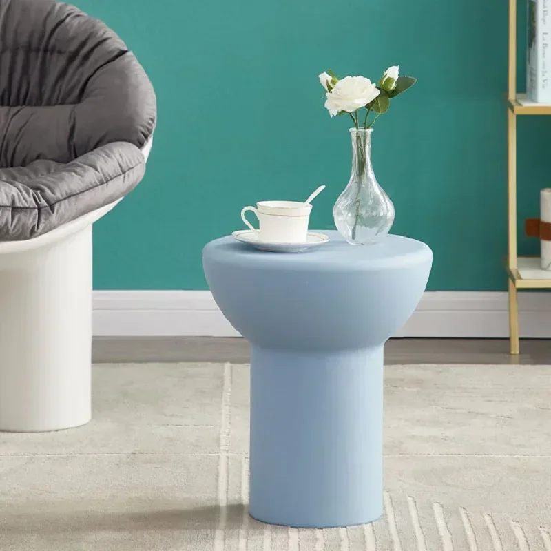 Nordic Living Room Household Side Corners A Few Elephant Legs Round Coffee Table Plastic Modern Minimalist Bedroom Mini Stool