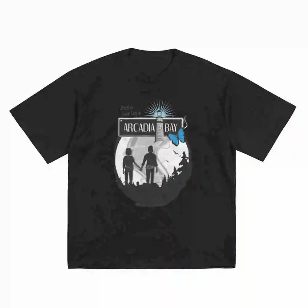 Life Is Strange Arcadia Bay Short Sleeve Tee 100% Cotton T-Shirt