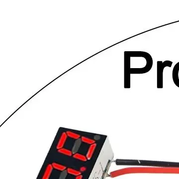 Two-wire Voltmeter LED Digital Voltmeter For Vehicle Dashboard Installation Red Voltmeter 0.28-inch LED Display