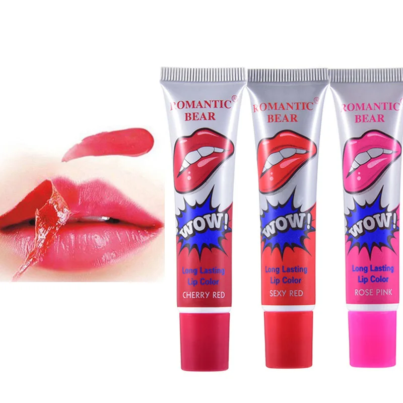 Magic Peel Off Liquid Lipstick 6 Colors Waterproof Long Lasting Lip Gloss Tint Tear Off Amazing Lip Tattoo Women Makeup Cosmetic