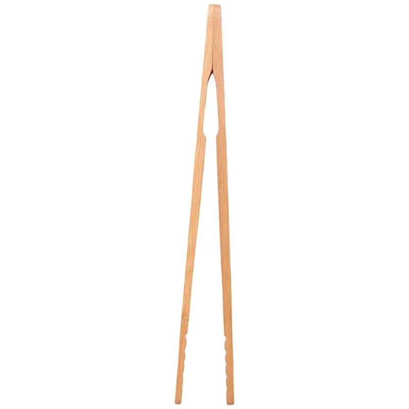 

60PCS Bamboo Toaster Tongs, 7 Inch Wood Kitchen Tongs, Reusable Wood Cooking Tongs, For Toast, Cooking, Bread, Fruit Tea