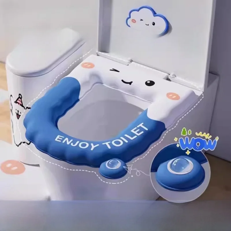 

Thiened чехол для унитаза Sti-On водостойкий зимний унитаз Cuion для домашнего использования универсальный унитаз Four Seasons круг