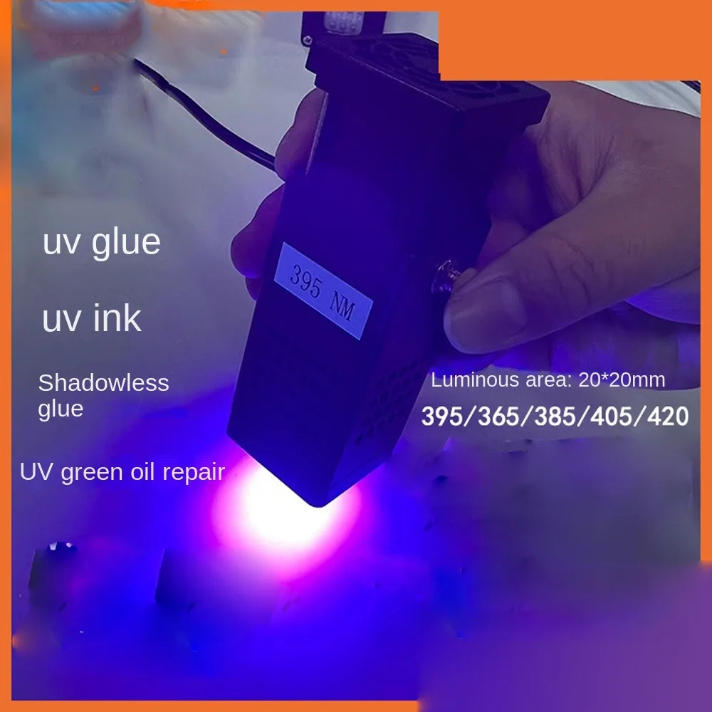 shadowless adhesive resin curing lamp exposicao a tinta de impressao deteccao de fluorescencia tinta uv 405nm 395nm 365m 385nm 01