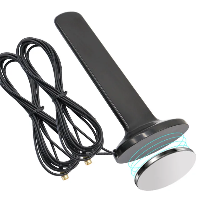 2*2pcs Dual-Cable 600~6000Mh TS9 SMA RPSMA 5G 4G 3G GSM LTE Omni WiFi Router Antenna Aerial Amplifier WLAN Router Singal Booster