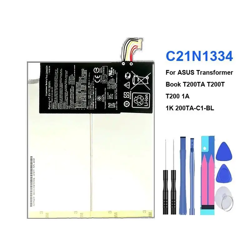 ل Asus محول كتاب T200TA T200T T200 1A 1K 200TA-C1-BL الكمبيوتر اللوحي C21N1334 جودة عالية 4840Mah البطارية