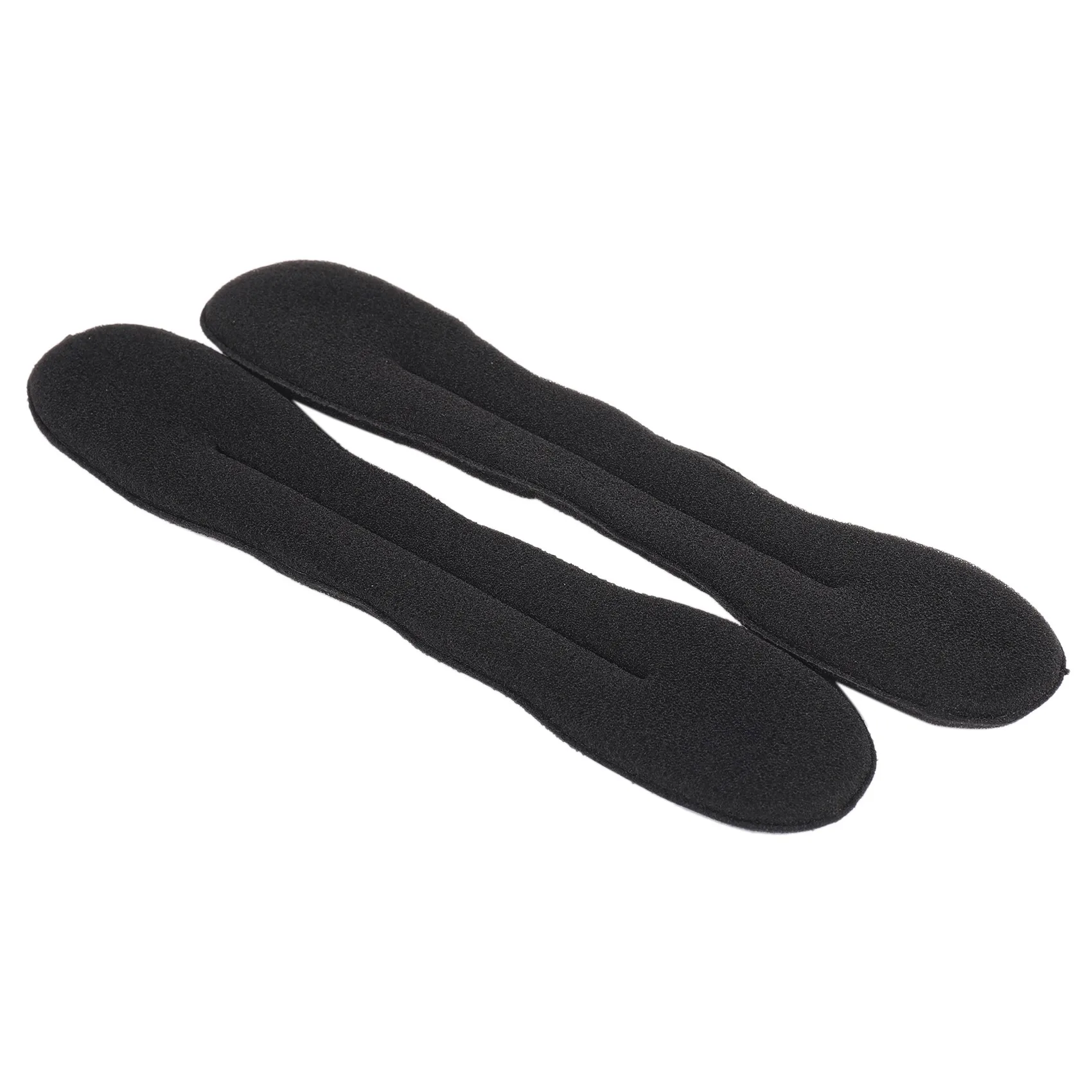 Magic Bun Maker (2 Small, 2 Large) Foam Sponge Bun Shaper Hair Accessories (Black)JAS