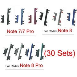 30 Sets For Redmi Note 7 8 Pro Phone Power Volume External Side Button Key