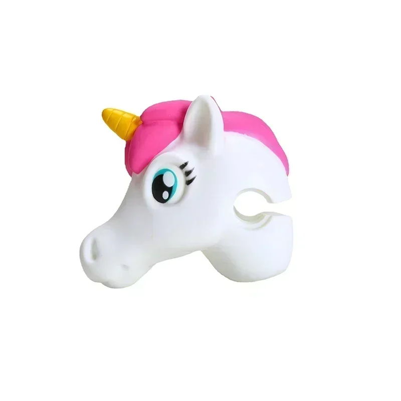 1Pc Unicorn Head Toy For Children Bicycle Decoration Scooter accessori per bici manubrio regali di compleanno per bambini